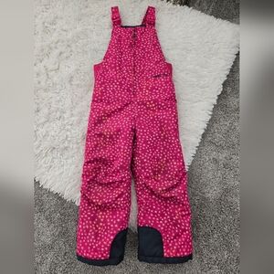 Arctix Toddler Chest High Snow Bib Overalls Starflake Fuchsia. Size 4T. Good pre